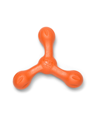 Игрушка для собак West Paw Zogoflex Skamp Три Лепестка 20 см Оранжевый (BZ031MEL)