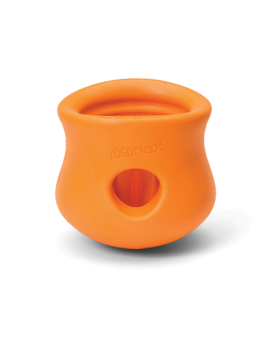 Игрушка для собак West Paw Zogoflex Toppl для лакомства 10 см Оранжевый (ZG084TNG)