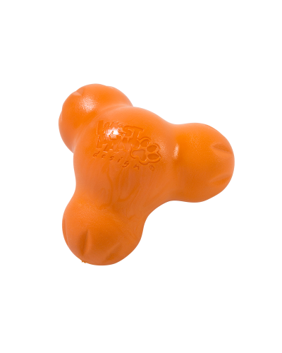 Игрушка для собак West Paw Zogoflex Tux Treat для лакомства 13 см Оранжевый (ZG041TNG)