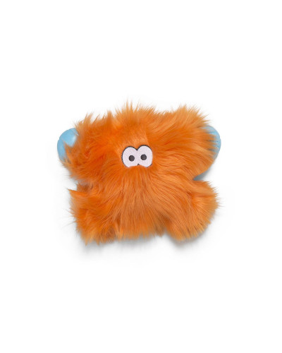 Игрушка для собак West Paw Fergus Zogoflex HardyTex пушистая пищалка 19х24 см Оранжевый (DD001ORF)