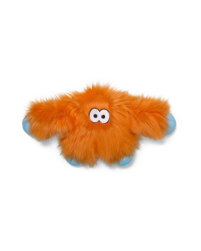 Игрушка для собак West Paw Jefferson Zogoflex HardyTex пушистая пищалка 16,5х32 см Оранжевый (DD002ORF)