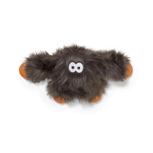 Игрушка для собак West Paw Jefferson Zogoflex HardyTex пушистая пищалка 16,5х32 см Серебристо-серый (DD002PEW)