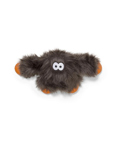Игрушка для собак West Paw Jefferson Zogoflex HardyTex пушистая пищалка 16,5х32 см Серебристо-серый (DD002PEW)