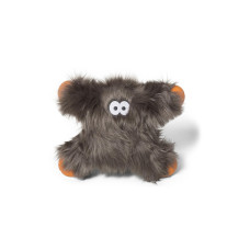 Игрушка для собак West Paw Lincoln Zogoflex HardyTex пушистая пищалка 24х28 см Серебр-коричн (DD003PEW)
