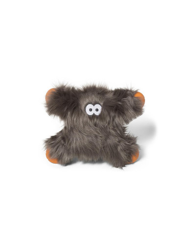 Игрушка для собак West Paw Lincoln Zogoflex HardyTex пушистая пищалка 24х28 см Серебр-коричн (DD003PEW)