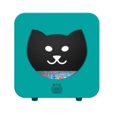 Будинок-кубик для котів Jolly Pets Kitty Kasa Bedroom 49х39х30 Синьо-зелений (KKB115)