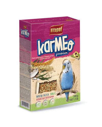 ВИТАПУЛ корм KARMEO премиум д/попугаев 500г, 2100К