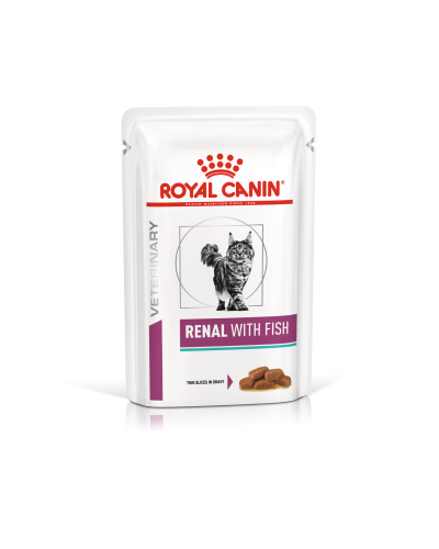 Вологий корм для дорослих котів ROYAL CANIN RENAL FELINE FISH 85 г