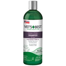 Шампунь для котів Vet`s Best Flea&Tick Shampoo for Cats від комах для котів 355мл (vb10604)