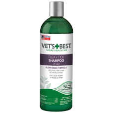 Шампунь для котів Vet`s Best Flea&Tick Shampoo for Cats від комах для котів 355мл (vb10604)