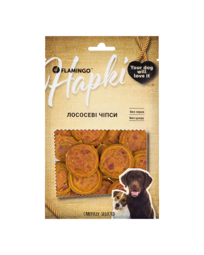 Flamingo Лососевые чипсы для собак 75 GR