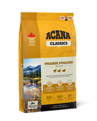 Сухий корм для собак всіх порід та всіх стадій життя ACANA Prairie Poultry Recipe Dog 9,7 кг (а56011)