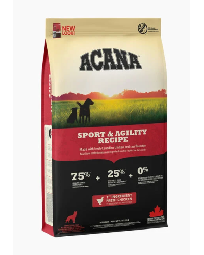 Сухой корм для взрослых активных собак ACANA Sport&Agility Recipe Dog 17 кг (a53017)