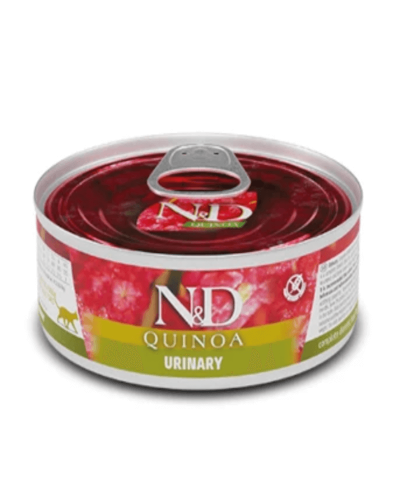 Влажный корм для кошек Farmina N&D QUINOA URINARY, DUCK & CRANBERRY ADULT утка, киноа, клюква и ромашка, 80 г 02178