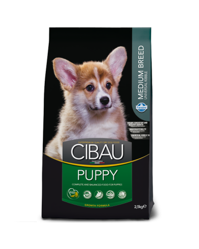 Сухой корм для щенков  средних пород Farmina CIBAU PUPPY MEDIUM с курицей 2,5 кг 30931