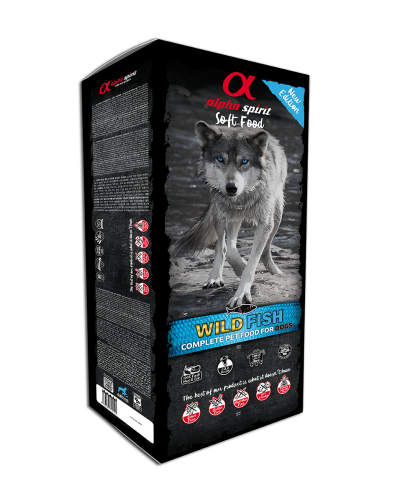 Корм для собак напіввологий Alpha Spirit Wild Only Fish Box беззерновий (200г х45) 9 кг (as3002209)