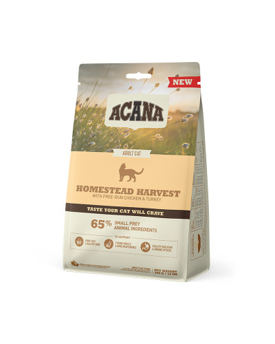 Сухий корм для дорослих котів ACANA Homestead Harvest Cat Фермерський урожай 340 г (а71434)
