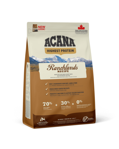 Сухий корм для собак усіх порід та стадій життя ACANA Ranchlands Recipe Dog 2 кг (a54320)