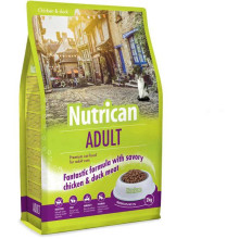 Сухой корм для взрослых котов премиум класса Nutrican Adult Cat 2 кг (nc513376)