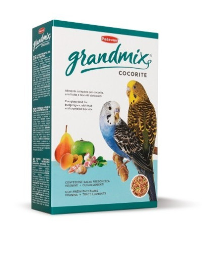 Повседневный корм для волнистых попугаев Padovan GrMix Cocorite 400 г (PP00276)