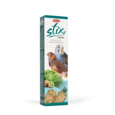 Ласощі для дорослих хвилястих та маленьких екзотичних птахів Padovan Stix Herbs Cocores 80 г (PP00141)