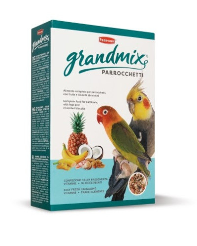 Повсякденний корм для середніх папуг Padovan GrandMix Parrocchetti 400 г (PP00278)