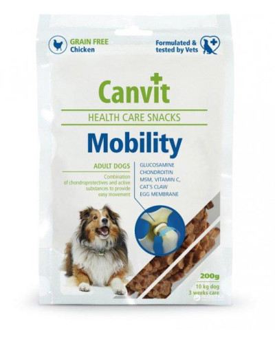 Полувлажные лакомства Canvit Mobility для восстановления и защиты суставов для собак 200 г (can508792)