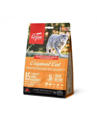 Сухий корм для котів усіх порід та всіх стадій життя Orijen ORIGINAL CAT 340 г (o28034)