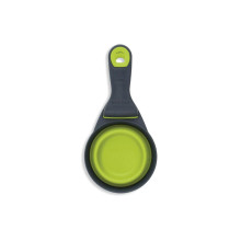 Мерный стакан для корма Dexas Collapsible KlipScoop складной на клипсе 480 мл Салатовый (dx30736)