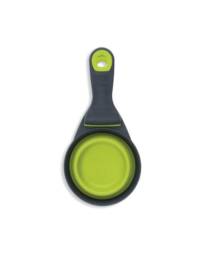 Мірна склянка для корму Dexas Collapsible KlipScoop складна на кліпсі 480 мл салатовий (dx30736)