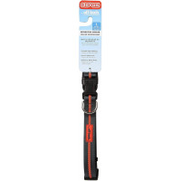 Нашийник для собак Dexas Off-Leash Collar 25-41см чорний/помаранчевий (PWC010-432-2027)