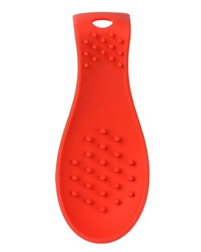 Подставка для кухонных аксессуаров Dexas Spoon Rest силиконовая 22х10 красный (GSR2-1795)