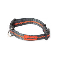 Нашийник для собак Dexas Off-Leash Collar 25-41см чорний/помаранчевий (PWC010-432-2027)