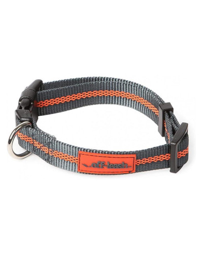 Нашийник для собак Dexas Off-Leash Collar 25-41см чорний/помаранчевий (PWC010-432-2027)