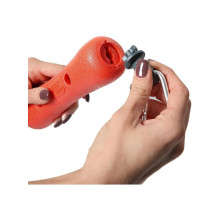 Игрушка для собак Dexas Off Leash Tumbler гантеля с карабином (PWT012-2027)