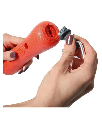 Игрушка для собак Dexas Off Leash Tumbler гантеля с карабином (PWT012-2027)