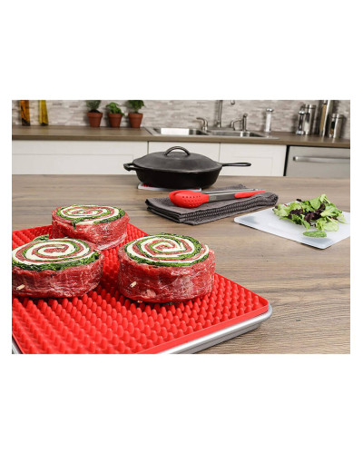 Коврик для выпечки силиконовый Dexas Cooking MatSilicone 41х29 красный (GCM1-1795)