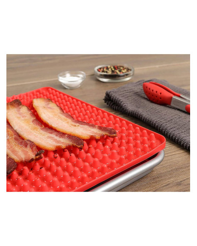 Коврик для выпечки силиконовый Dexas Cooking MatSilicone 41х29 красный (GCM1-1795)