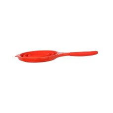 Дуршлаг складной силиконовый с ручкой Dexas Pop Strainer Red 1900 мл 20 см красный (GCC1795)