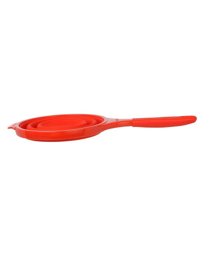 Дуршлаг складной силиконовый с ручкой Dexas Pop Strainer Red 1900 мл 20 см красный (GCC1795)