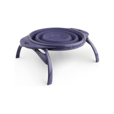 Дуршлаг складной на ножках Dexas Collapsible Colander 3800 мл 25 см силиконовый фиолетовый (10CC5275)