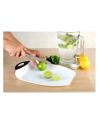 Набор кухонных досок-подносов Dexas 2хChop&Scoop Cutting Board для нарезки и сервировки Белый (dx-200-32-25)