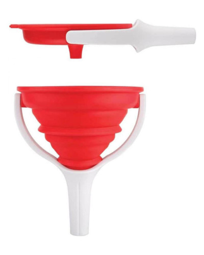 Лейка складная силиконовая Dexas Collapsible POP Funnel Red 6,5см красный (GCF2-1795)