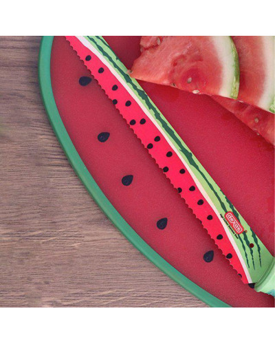 Кухонная доска двусторонняя Dexas Watermelon Cutting and Serving Board АРБУЗ 43,5х30,5 червоний (476)