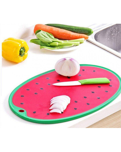 Кухонная доска двусторонняя Dexas Watermelon Cutting and Serving Board АРБУЗ 43,5х30,5 червоний (476)