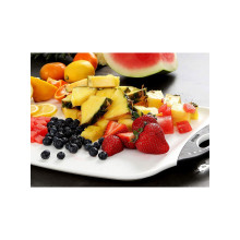 Доска-поднос кухонная Dexas Chop&Scoop Cutting Board S для нарезки и сервировки 33х24 см Белый (322-32-25)