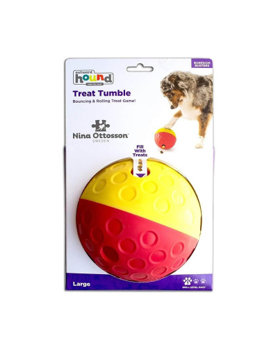 Игрушка для собак Nina Ottosson Treat Tumble Large (Трит Тамбл мяч) для лакомств d=15 см (no67327)