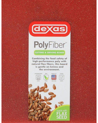 Доска Dexas PolyFiber Cutting&Serving Board Полифибер из волокон льна с антискольз ножками 37х28 (451-TFPF101)
