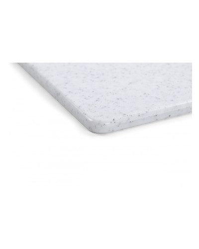Кокосовая доска для нарезки Dexas PolyFiber Coconut Board EVOLV Полифибер 37х28 см Белая с черным (451-PC32)