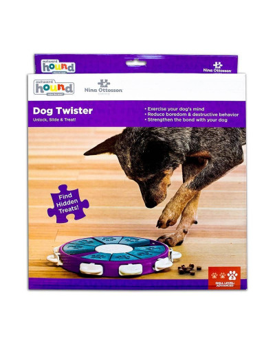 Игрушка для собак Nina Ottosson Dog Twister (Твистер) интерактивная 3 уровень сложности d= 26 см (no67335)